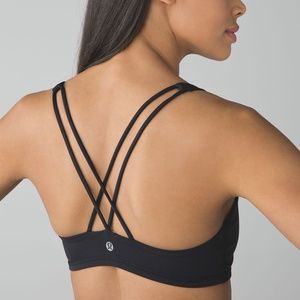 lululemon 4 Dark Grey Free to Be Sports Bra